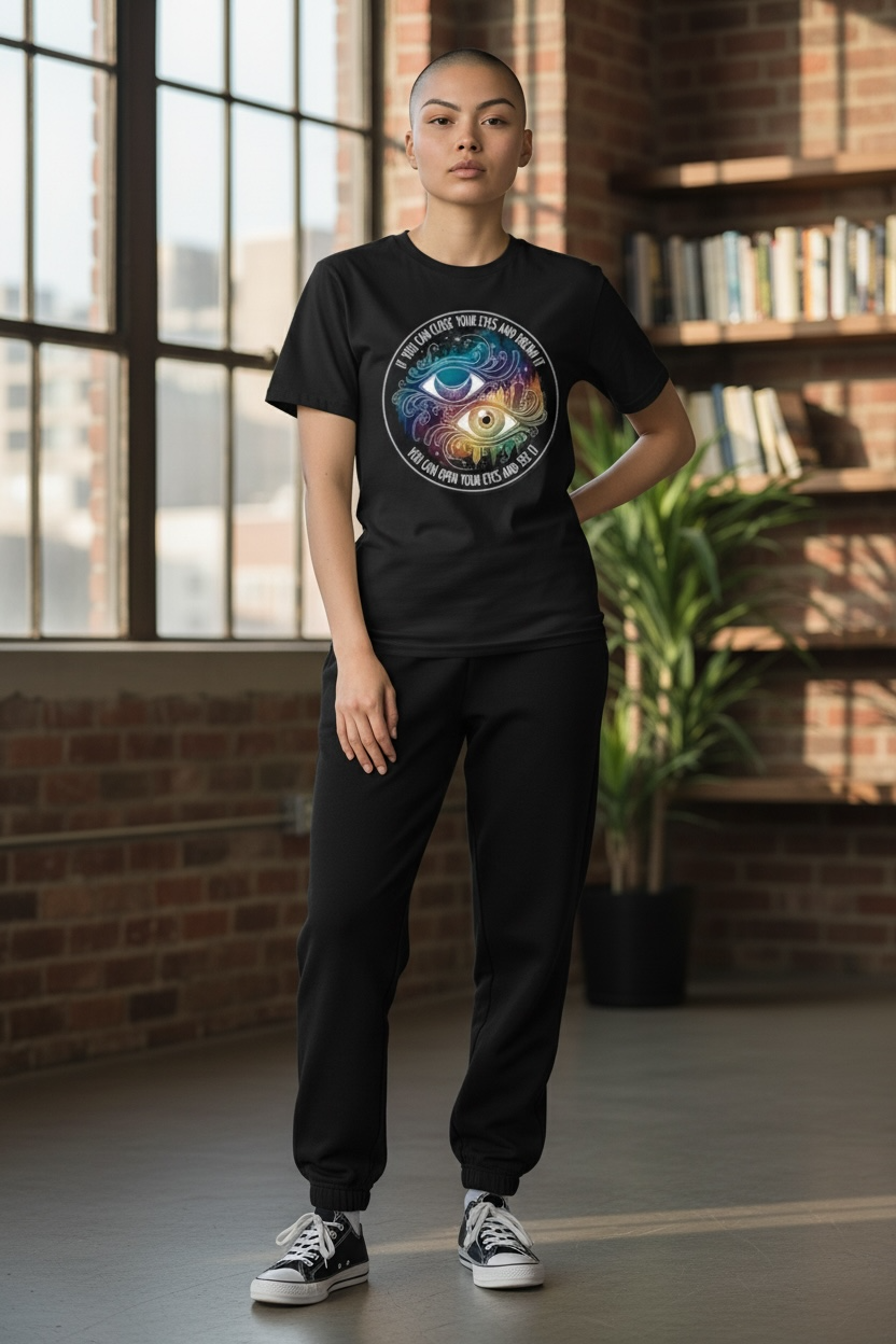 IF YOU CAN CLOSE YOUR EYES AND DREAM IT YOU CAN OPEN YOUR EYES AND SEE IT